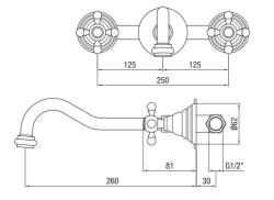 PB klassieke inbouw muurkraan met sterknoppen 25 cm uitloop Chroom 1208855112

PB класически вграден стенен кран със звездни дръжки 25 см чучур Хром 1208855112
