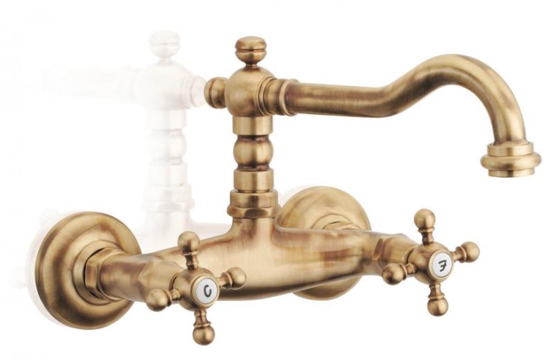 PB класически комплект за монтаж на кран за вана със силни бутони, включително ръчен душ Хром 1208855242