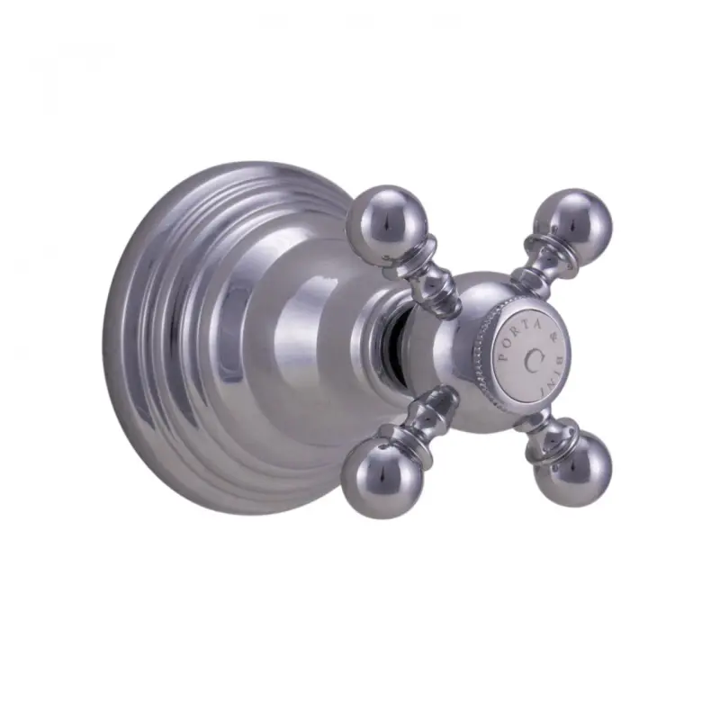 PB класически вграден вентил с усилен бутон Хром 1208855562