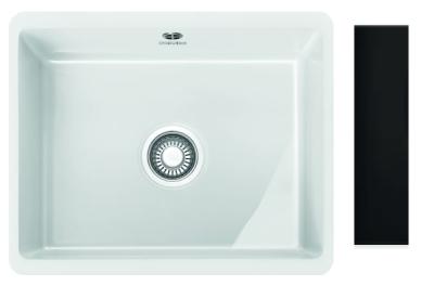 Франке мивка Fraceram Kubus KBK110.50 Антрацит мат за вграждане 1260380350