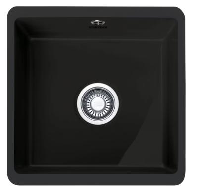 Франке мивка Fraceram Kubus KBK 110.40 Антрацит мат за вграждане 1260380352