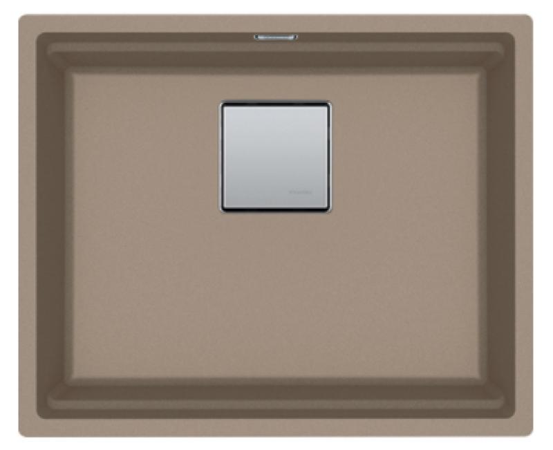 Franke Kubus KNG 110.52 Мивка 52x42 таупе гранит, монтаж под плота 125.0512.505