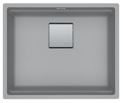 Franke Kubus KNG 110.52 Мивка 52x42 сив гранит, монтаж под плота 125.0512.507