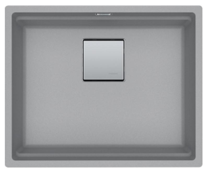 Franke Kubus KNG 110.52 Мивка 52x42 сив гранит, монтаж под плота 125.0512.507