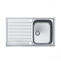 Franke Argos AGX 211-86 неръждаема стомана мивка с отцедник 860x510 за вграждане 127.0380.403