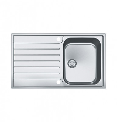 Franke Argos AGX 211-86 неръждаема стомана мивка с отцедник 860x510 за вграждане 127.0380.403