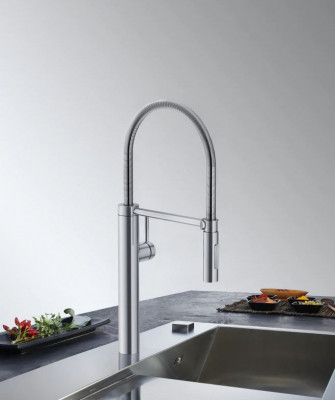 Franke Pescara Semi Pro 360 Кухненски смесител с гъвкав чучур, хром 115.0393.976