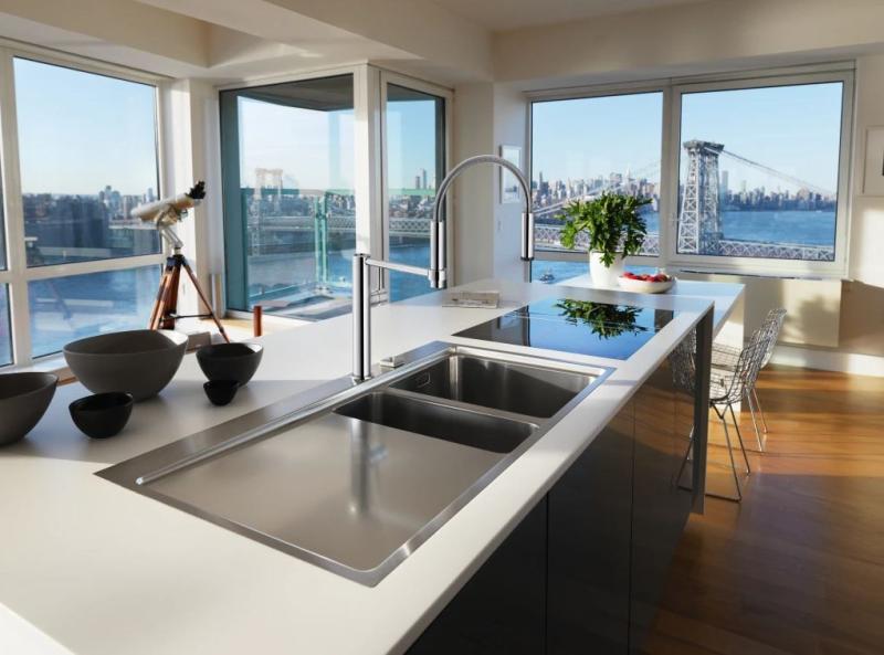 Franke Pescara Semi Pro 360 Кухненски смесител с гъвкав чучур, хром 115.0393.976