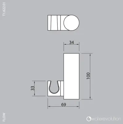 Водна революция Flow комплект за вана от неръждаема стомана T1622IE