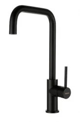 Lorreine Medway Black Черен кухненски смесител с въртящ се чучур, черен 1208916642