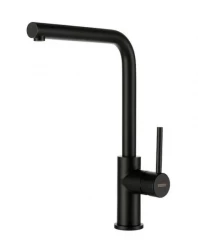 Lorreine Dart-BLACK Кухненски смесител от неръждаема стомана, с въртящ се чучур, черен 1208916652