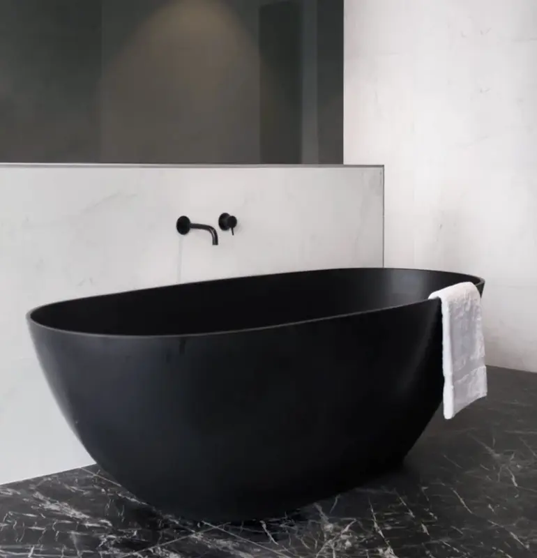 Водна революция Flow дебел излив матово черно 19cm T1671-19PR