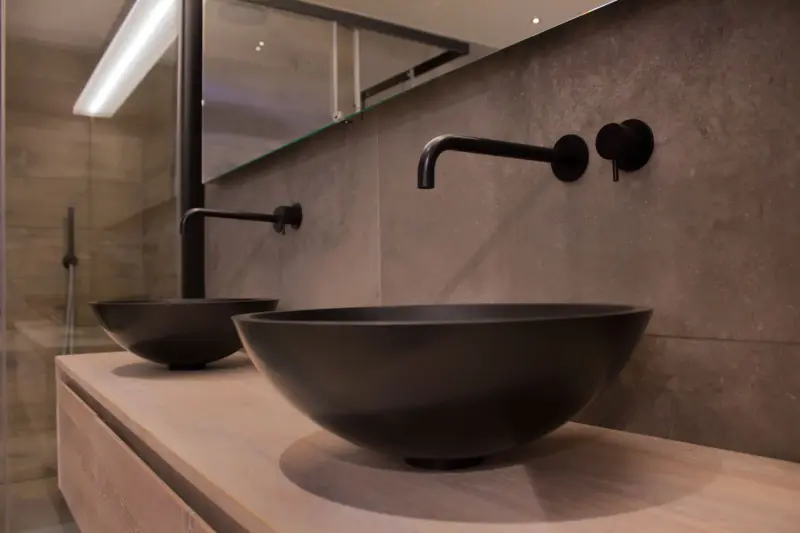 Solid-S Pure Умивалник за вграждане, кръгла мивка, матов светлосив цвят, Ш41xВ14 см, без преливник 1208919566