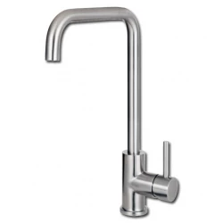 Caressi Basic Line Кухненски смесител с една ръкохватка, неръждаема стомана CABL001I 1208920576