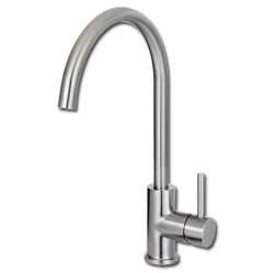 Caressi Basic Line  Смесител за кухня с една ръкохватка, неръждаема стомана CABL002I 1208920577