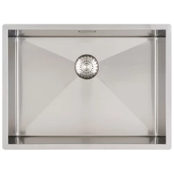 Caressi Иноксова мивка CAPP55R6R0 B55xL40xD18.5cm монтаж отгоре, отдолу, плоско вграждане 1208920588