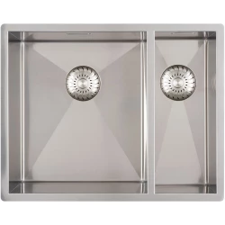 Caressi 1,5 Иноксова мивка CAPP3415R6R0 B34+B15xL40xD18.5cm монтаж отгоре, монтаж отдолу, плосък монтаж 1208920589