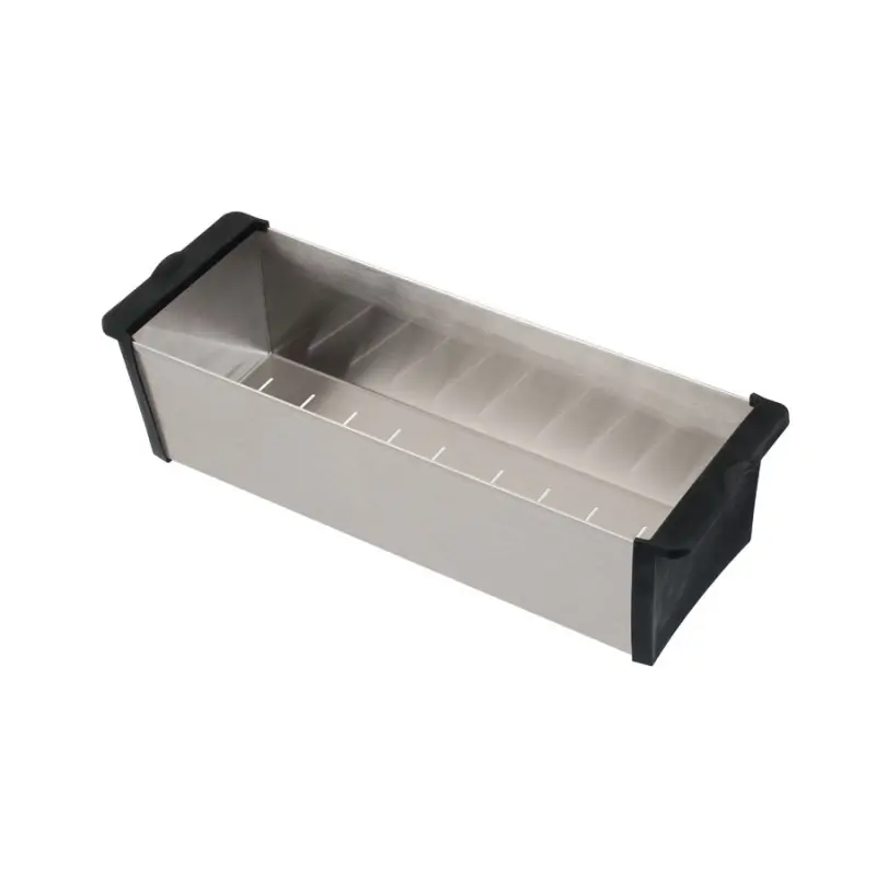 Caressi CACS1D46 44cm вСъд за остатъци от неръждаема стомана и черно 1208920601