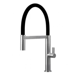 Caressi Colour Line Смесител за кухня с една ръкохватка, неръждаема стомана CA112IL ECO Модел L 1208920608