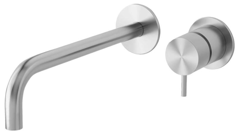 Waterevolution Flow вграден смесител за умивалник, изцяло от неръждаема стомана T116BIEV2 с излив 25 cm