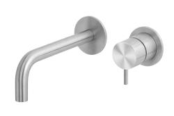 Waterevolution Flow вграден смесител за умивалник, изцяло от неръждаема стомана T116BIEV2 с излив 15 cm