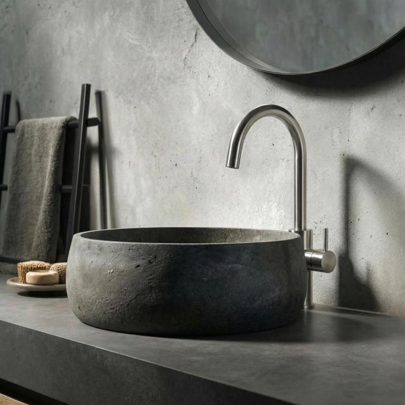 Waterevolution Flow смесител за умивалник, висок модел, неръждаема стомана T1121FUIE