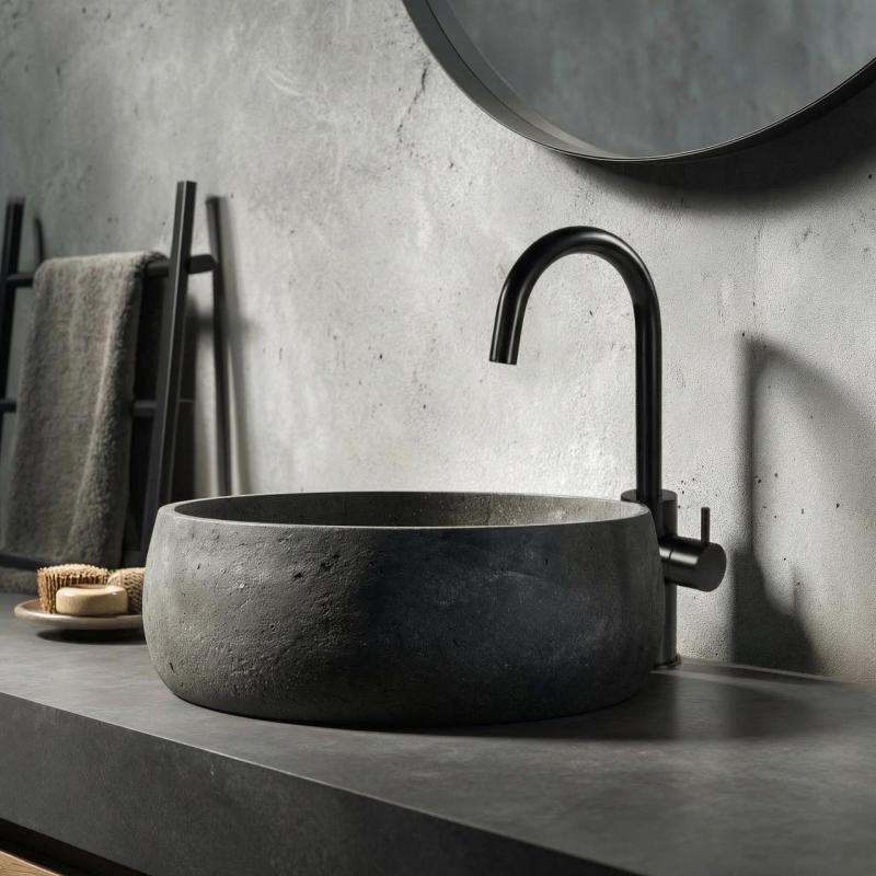 Waterevolution Flow мивка кран висок модел матово черно T1121FUPR