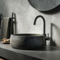 Waterrevolution Flow висок модел смесител за умивалник PVD пистолет метал T1121FUGME