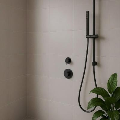 Вграден душ термостат Waterevolution Flow с 1 превключващ вентил в матово черно 1208920978