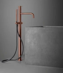 Водна революция Flow направена ванна с ръчен душ Отполирана мед T133CPE