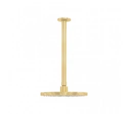 Водна революция Flow главен душ 200мм със свързване към тавана Light Gold T1642WGE