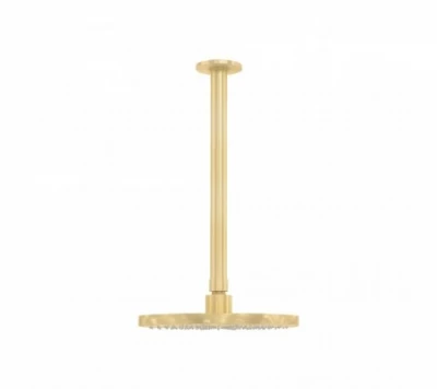 Водна революция Flow главен душ 200мм със свързване към тавана Light Gold T1642WGE