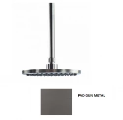 Waterevolution Flow главен душ 200mm с таванно свързване Gun Metal T1642GME