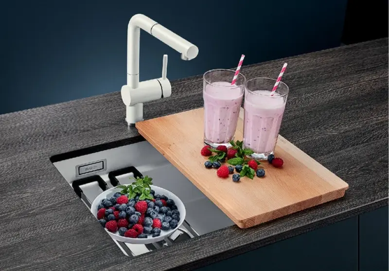 Blanco Etagon 500-U мивка за вграждане в плот от базалт 525154