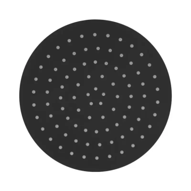 SB Rubinetterie Душова закачалка Eco Air икономяща вода главен душ 25cm метал матиран черен 1208946742