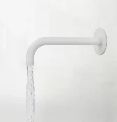 Водна революция Flow изпускател за вана мат бяло T167119BR дължина на изпускателя 19см
