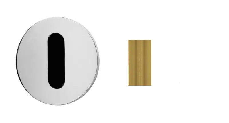 Вградена мивка за Waterevolution Flow с инфрачервен сензор за мрежово захранване, изработена от четкан месинг T118EELE