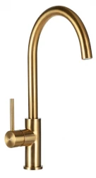 Lorreine Mersey Gold PVD Кухненски смесител с въртящ се чучур, злато 1208952359