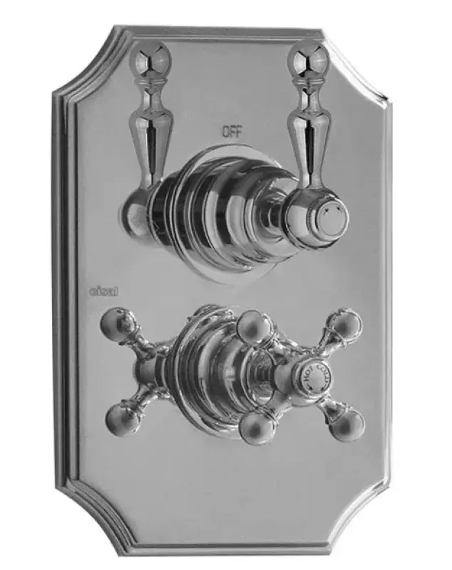 Cisal Arcana Royal вграден термостат със спирален превключвател хром, включително вградената част 1208952378