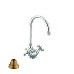 Cisal Arcana Керамичен смесител за умивалник Бронз AC00052027