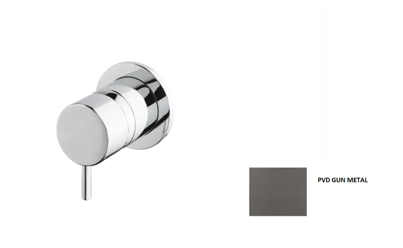 Waterevolution Flow Вграден смесител PVD Gun Metal 1208952954