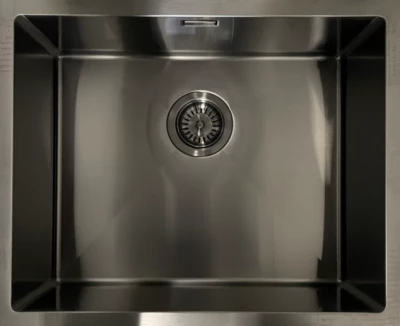 Ausmann Mosel Иноксова мивка в антрацит PVD Gun Metal, 50x40, монтаж под, над и на нивото на плота 067113