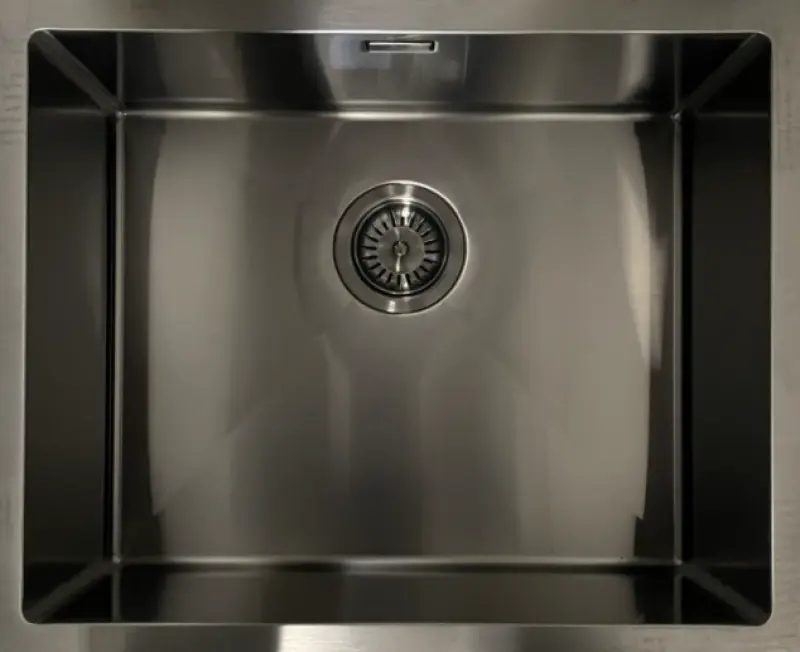 Ausmann Mosel Иноксова мивка в антрацит PVD Gun Metal, 50x40, монтаж под, над и на нивото на плота 067113