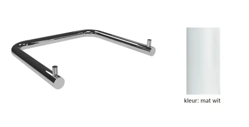 Водна революция Flow Двоен държач за тоалетна хартия в матово бяло A131BRV2