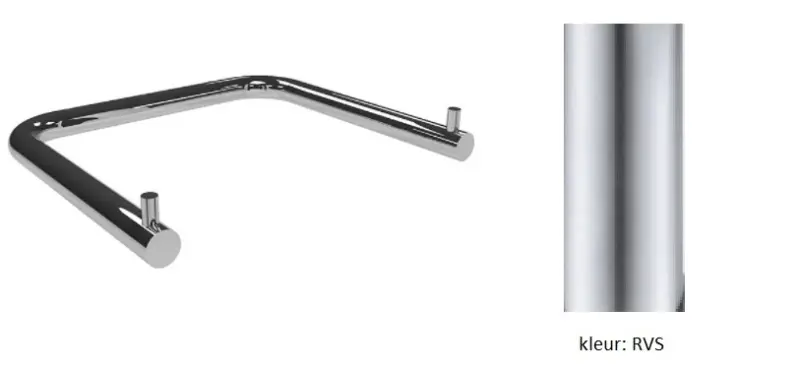 Водна революция Flow Двоен държач за тоалетна хартия от неръждаема стомана A131IE