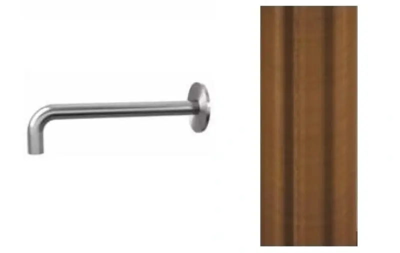 Водна революция Flow изпускател за вана 15см пълно щетинено мед T1671.CPE