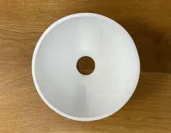 Умивалник Solid S, малък, от Solid Surface, кръгъл, 20 x 20 x 11 см, матово бял, 1208953267