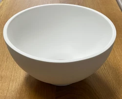 Умивалник Solid S, малък, от Solid Surface, кръгъл, 20 x 20 x 11 см, матово бял, 1208953267