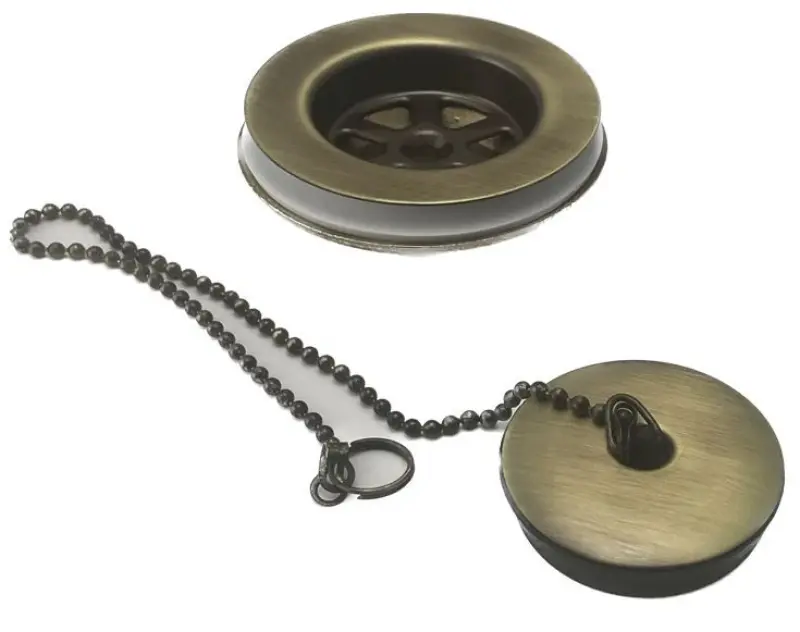 PB Unix фонтан и сифон за мивка със стопер верига бронз 1208953281