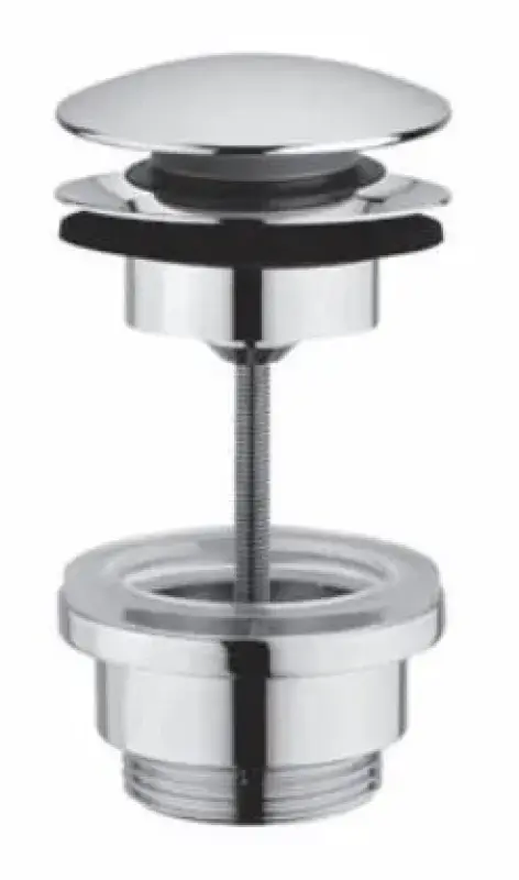 PB Unix сифон за умивалник 1 1/4 затваряем push up click clack хром 1208953283